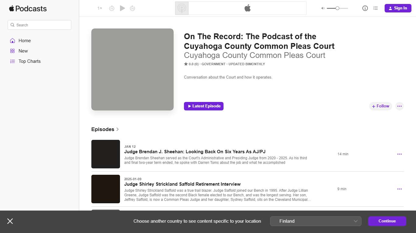 On The Record: The Podcast of the Cuyahoga County Common Pleas Court - Podcast - Apple Podcasts