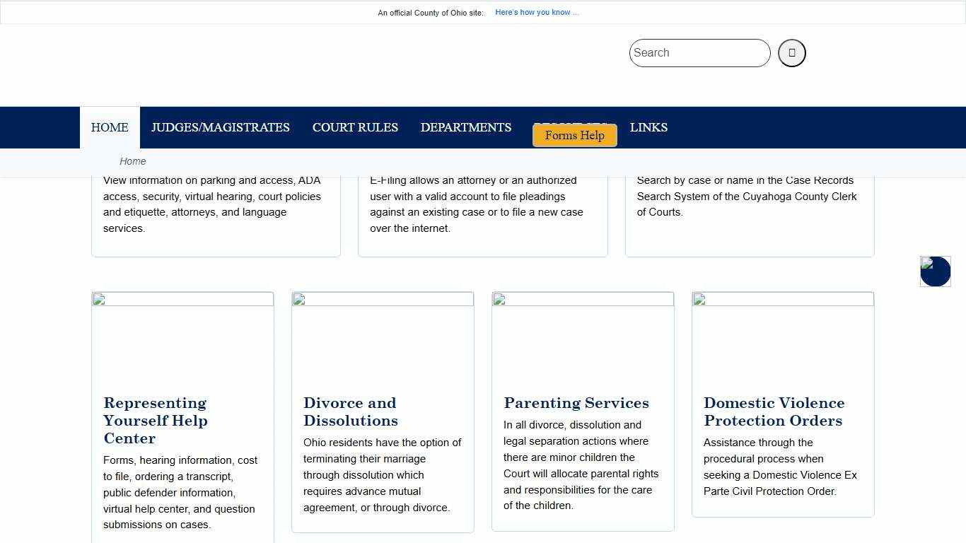 Cuyahoga County Domestic Relations Court